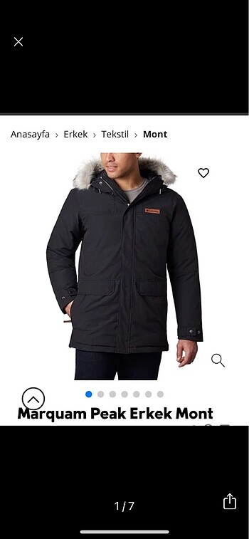 Columbia marquem peak mont