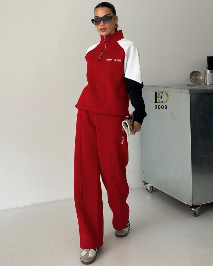 Uzun Kollu Fermuarlı Siyah Kadın Eşofman Üstü - Görsel 5