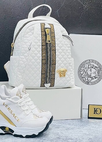 Versace versace çanta cüzdan ve ayakkabı takım
