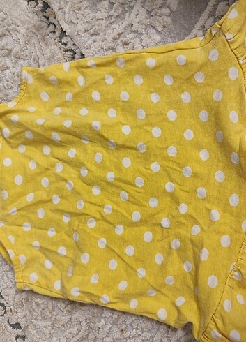 6-9 Ay Beden çeşitli Renk 4 adet elbise