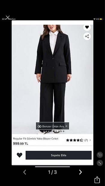 Blazer ceket