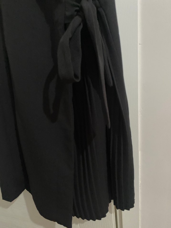 Siyah Kemerli elbise - Görsel 2