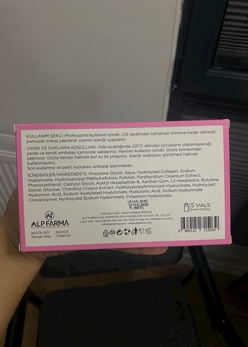 NatureNse Sıkılaştırıcı Anti-Aging Serum 5 Flakon - Görsel 3