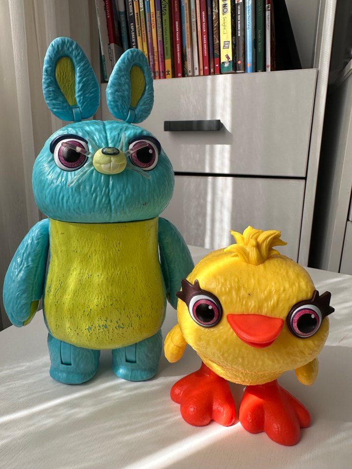 Toy Story Bunny ve Ducky ikili figür - Görsel 5