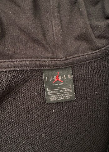 Nike Jordan 12-13 yaş çocuk fermuarlı sweat - Görsel 5