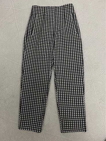 Zara pensli ekose pantolon