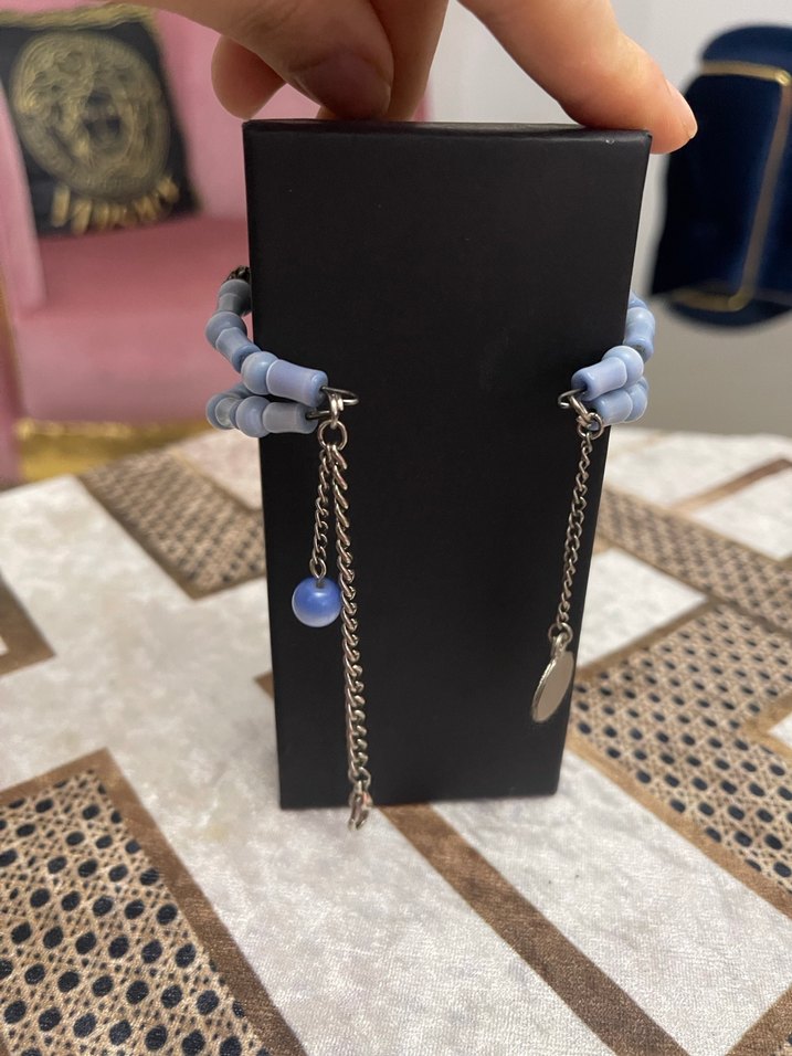 Mavi Bohem Boncuklu Kadın Bileklik - Görsel 4