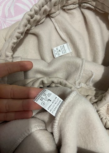 Bej Rahat Kesim Kadın Eşofman Altı - Görsel 8