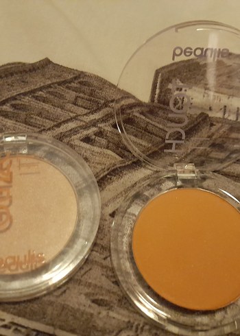 Beden allık ve highlighter bir arada