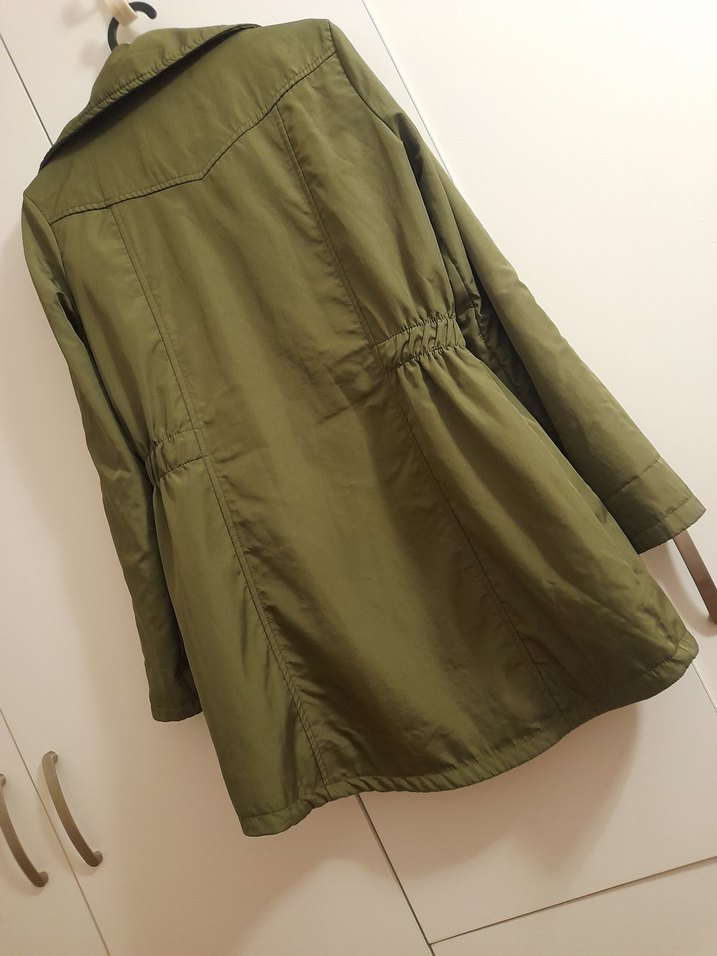 quzu marka Haki Midi Ceket - Görsel 4