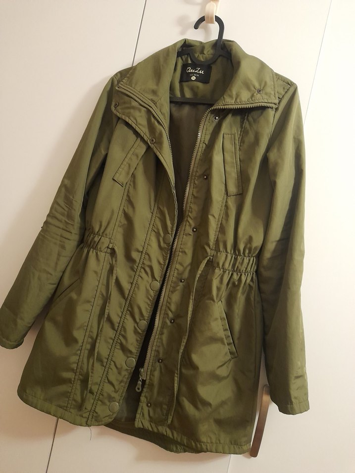 quzu marka Haki Midi Ceket - Görsel 2