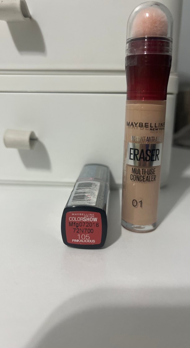 Maybelline Eraser Kapatıcı ve ruj - Görsel 3
