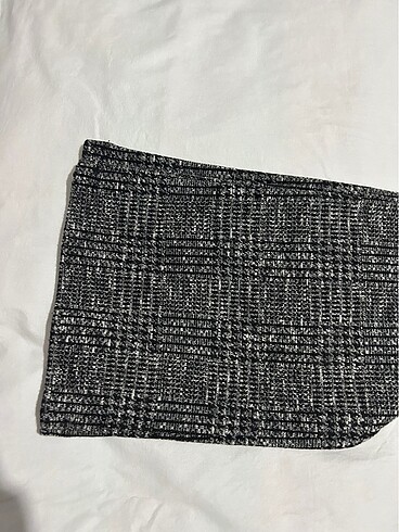 44 Beden ekoseli pantalon