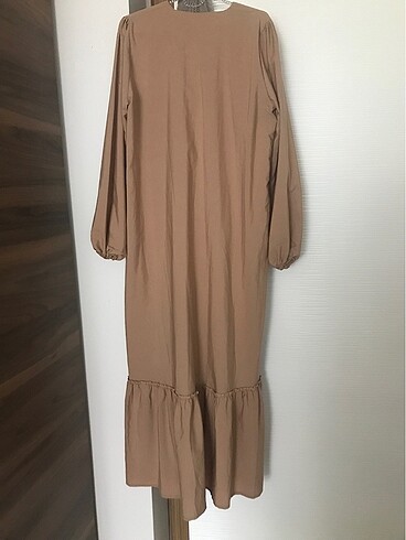 40 Beden kahverengi Renk Yazlık elbise