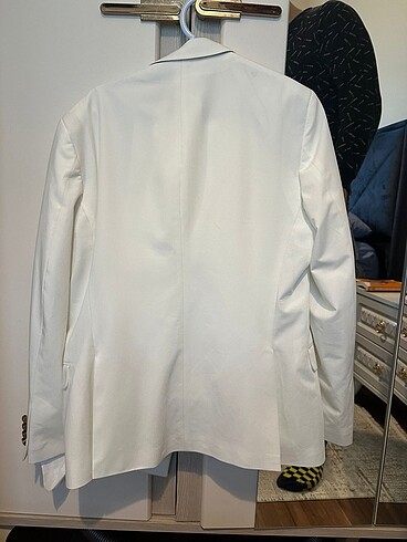 48-6 drop Beden beyaz Renk Beyaz takım elbise