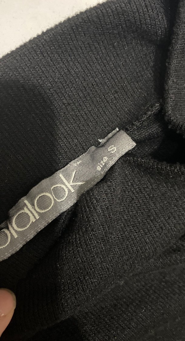 Siyah Piliseli  Tunik, Uzun Kollu, Midi Boy - Görsel 2