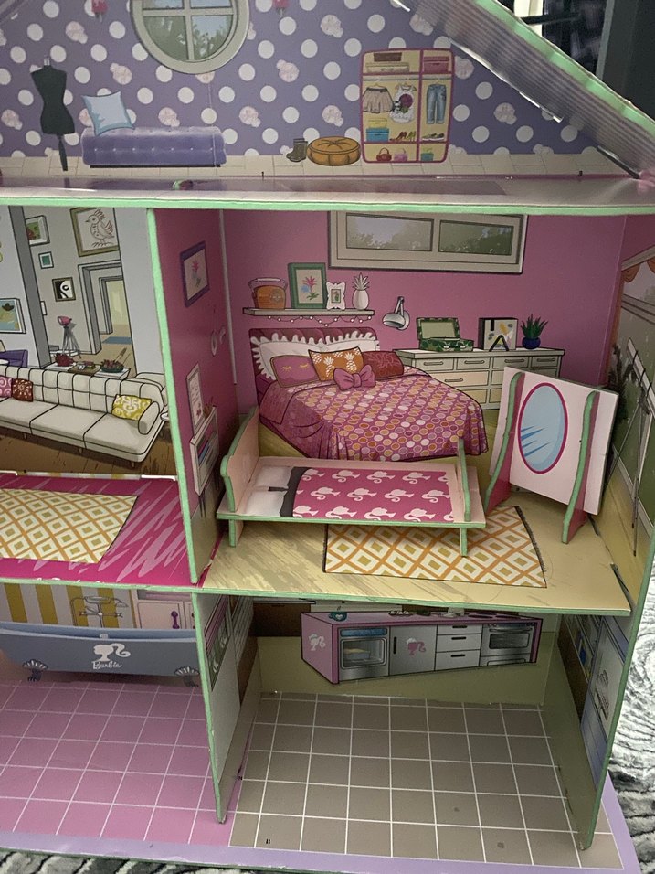 Renkli Pembe Çocuk Oyun Evi - Görsel 3