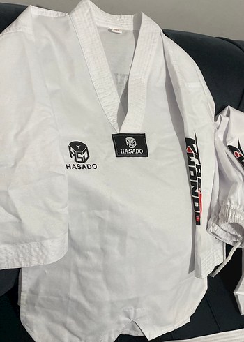 Taekwando takım beyaz kuşak - Görsel 4
