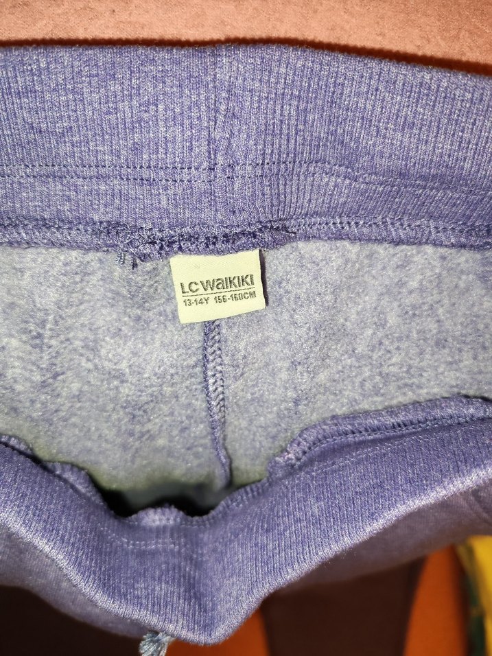 LCW 13-14 yaş.Mor Eşofman Altı içi polar - Görsel 3