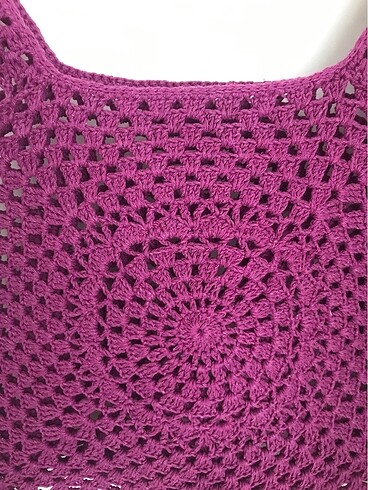 Zara El örgüsü crop