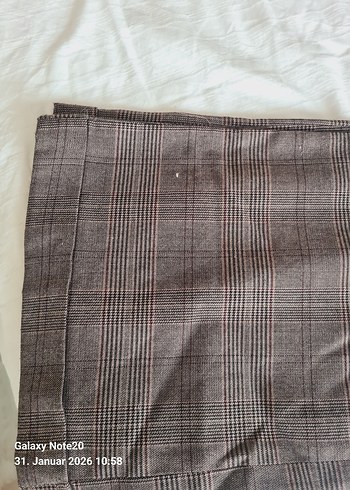 Kahverengi Kemerli Kadın Keten Pantolon - Görsel 4