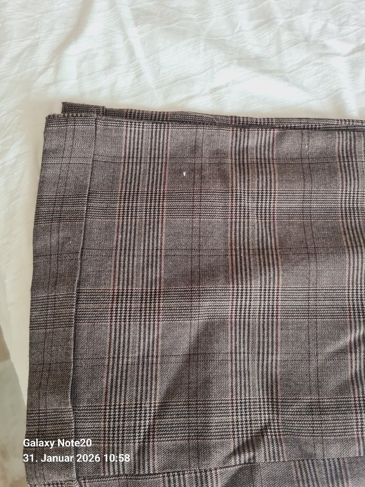 Kahverengi Kemerli Kadın Keten Pantolon - Görsel 4