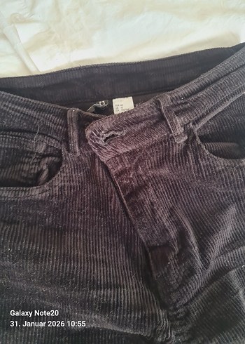 Erkek Kahverengi Süet Kemerli Pantolon - Görsel 2