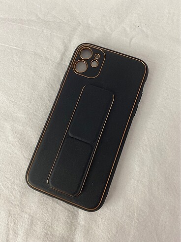 Iphone 11 Siyah Mıknatıs Tutma Detaylı Premium Kılıf