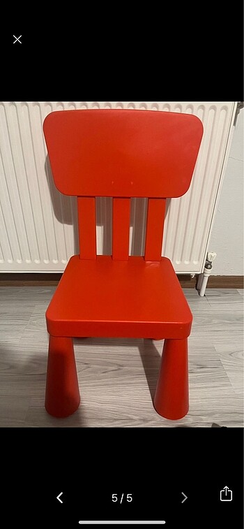  Beden kırmızı Renk Ikea mamut çocuk sandalye