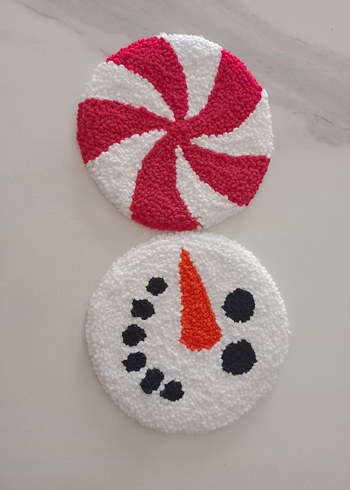 Renkli Yeni Yıl Örgü Süsleri Seti - Görsel 5