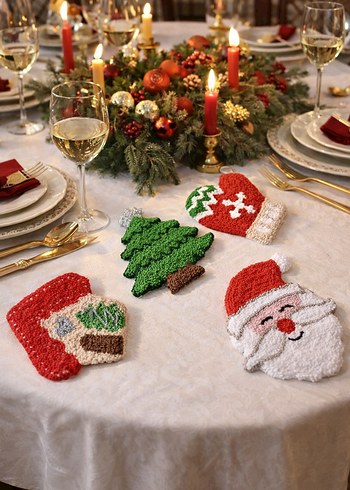 Punch işleme bardak altlığı - Görsel 7