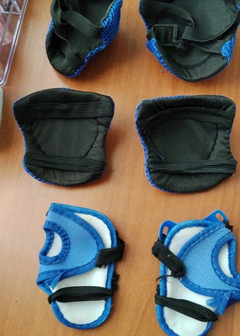 Mavi Plastik Motosiklet Diz Koruyucuları - Görsel 2