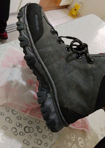 Erkek Siyah Gri Bağcıklı Outdoor Bot - Görsel 5