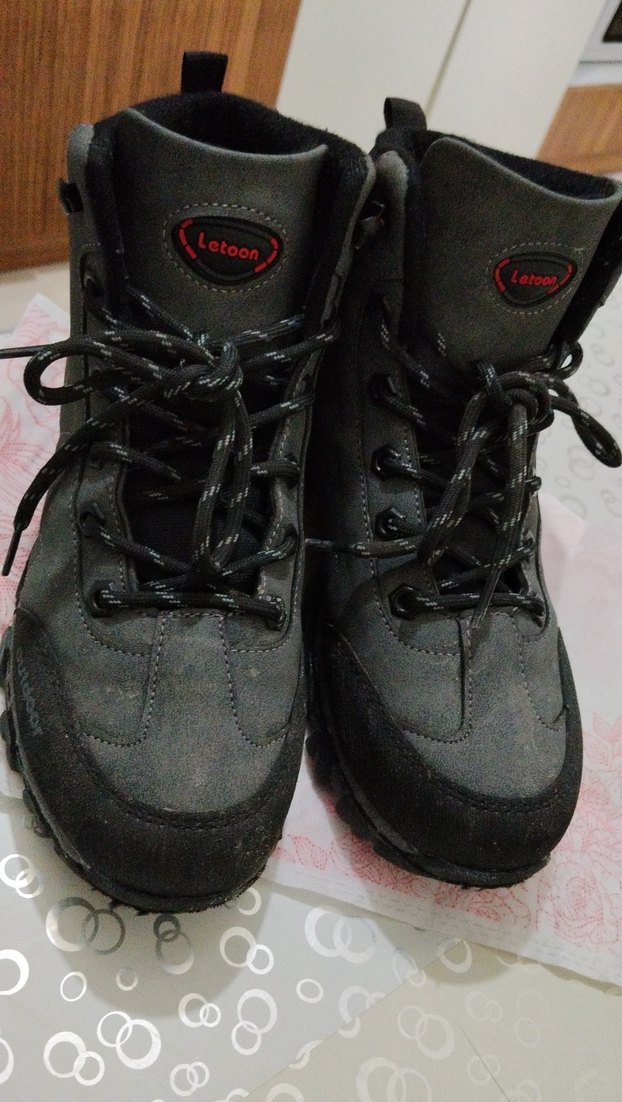 Erkek Siyah Gri Bağcıklı Outdoor Bot - Görsel 2