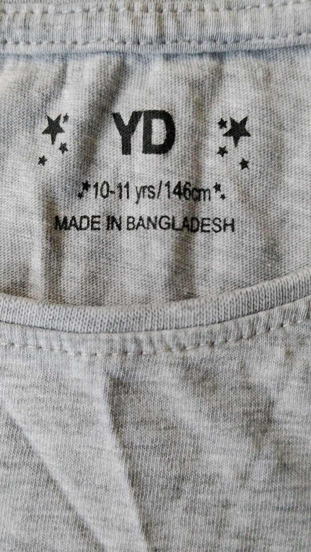 Kelebek Baskılı Simli Uzun Kollu Gri Tişört - Görsel 2