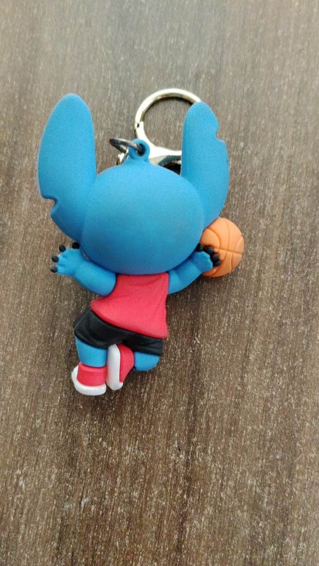 Renkli Püsküllü Basketbol Temalı Anahtarlık - Görsel 2