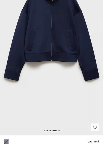 Mango Lacivert Bomber Ceket