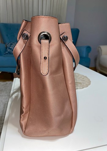 Bej Deri Tokalı Kadın Çanta - Görsel 3