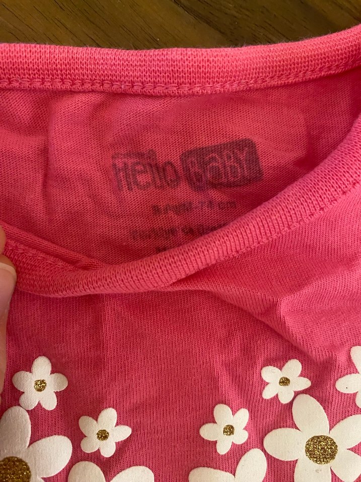 Pembe Kız Çocuk Kısa Kollu Tişört - Görsel 2