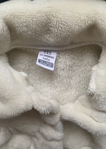 Kız Çocuk Gri Peluş Detaylı Ceket - Görsel 3