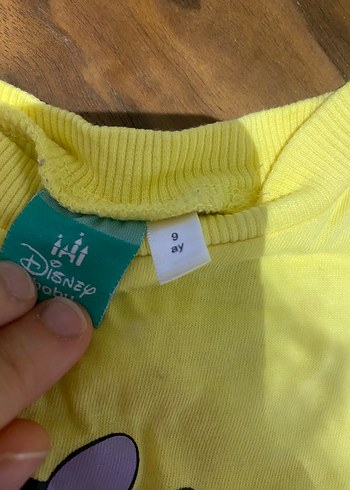 Sarı Kız Çocuk Baskılı Tişört - Görsel 2