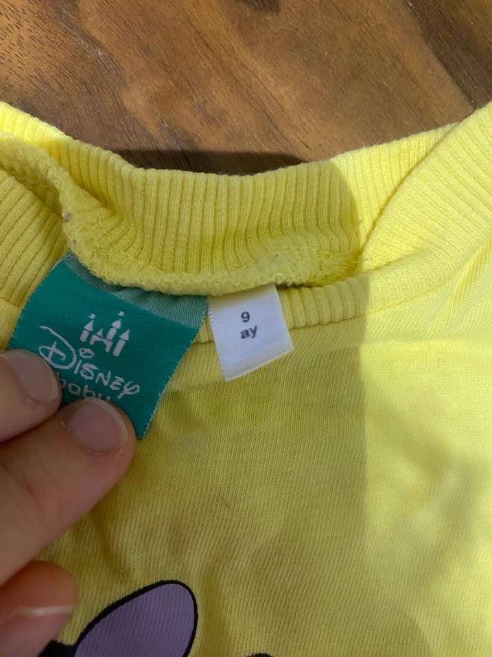 Sarı Kız Çocuk Baskılı Tişört - Görsel 2