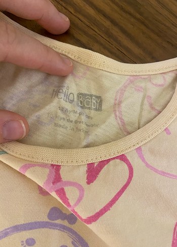 Kız Çocuk Renkli Baskılı Pamuklu Tişört - Görsel 2