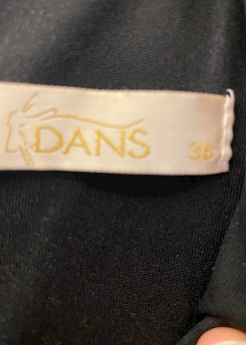 Kısa Kollu Drapeli Siyah  Elbise - Görsel 5