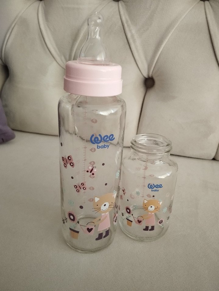 Pembe Pastel Bebek Biberonları Seti - Görsel 2