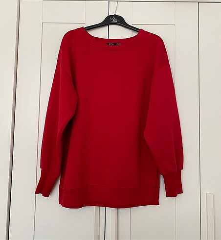 Bershka kırmızı sweatshirt