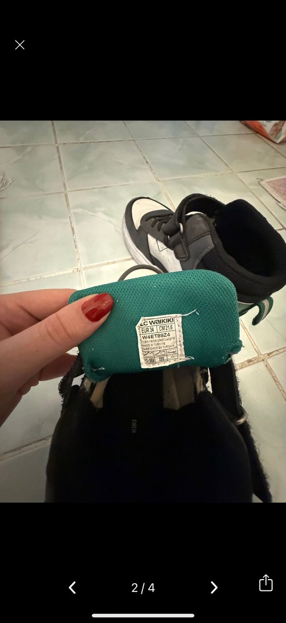 Yeşil Yılan Desenli Erkek Çocuk Spor Ayakkabı - Görsel 3