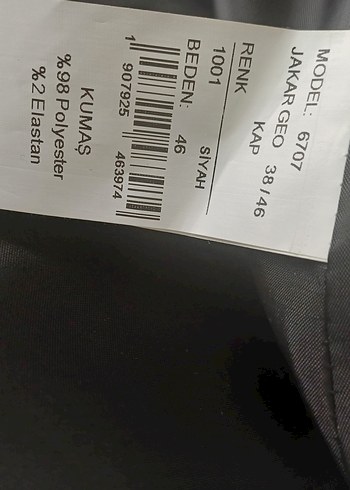 xxl Beden olcay marka yeni etiketi üstünde