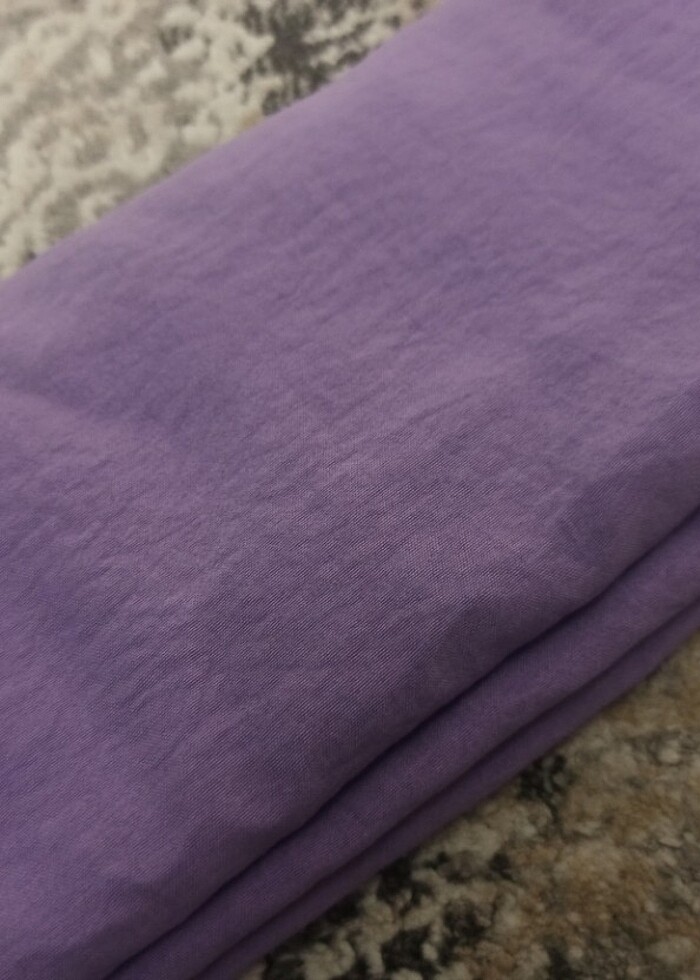 Şal lila rengi. - Görsel 4