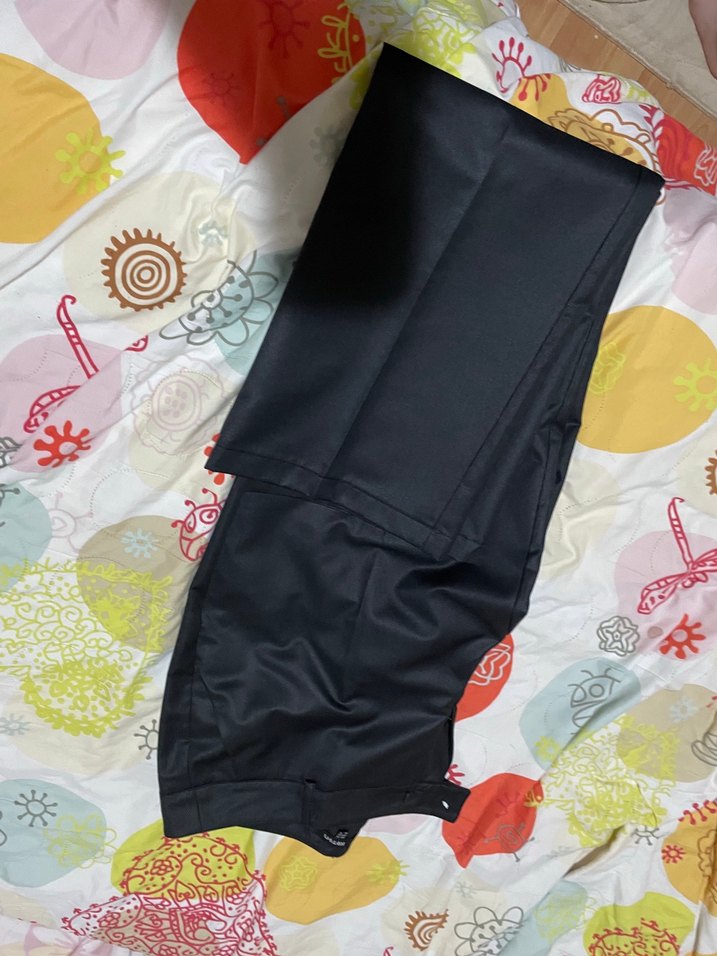 Düğmeli Gri Kadın Blazer Ceket ve pantolon takım - Görsel 4